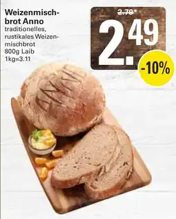 WEZ Weizenmischbrot Anno Angebot