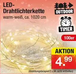 Zimmermann LED-Drahtlichterkette Angebot
