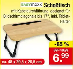 Zimmermann EASYmaxx Schoßtisch Angebot