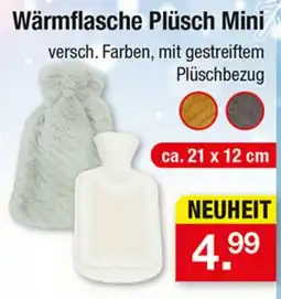Zimmermann Wärmflasche Plüsch Mini Angebot