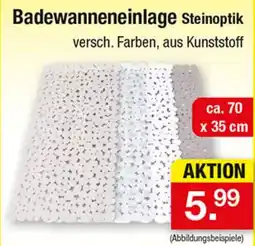 Zimmermann Badewanneneinlage Steinoptik Angebot