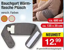 Zimmermann Bauchgurt Wärm-flasche Plüsch Angebot