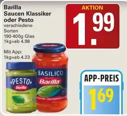 WEZ Barilla Saucen Klassiker oder Pesto Angebot