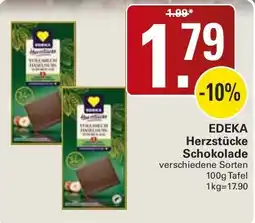 WEZ EDEKA Herztstücke Schokolade Angebot