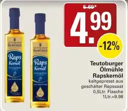 WEZ Teutoburger Ölmühle Rapskernöl Angebot