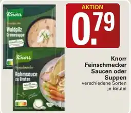 WEZ Knorr Feinschmecker Saucen oder Suppen Angebot