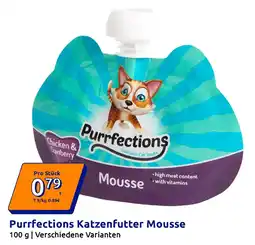 Action Purrfections Katzenfutter Mousse Angebot