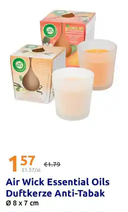 Action Air Wick Essential Oils Duftkerze Anti-Tabak Angebot