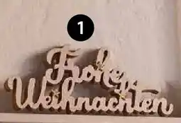 Dehner Schriftzug 'frohe weihnachten' Angebot