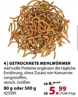 Dehner Getrocknete mehlwürmer Angebot