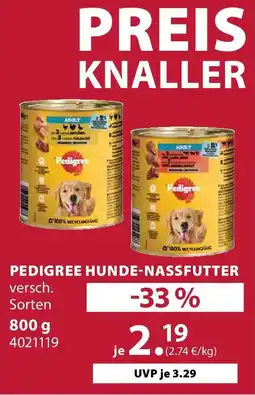 Dehner Pedigree hunde-nassfutter Angebot