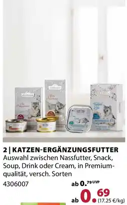 Dehner Katzen-ergänzungsfutter Angebot