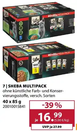 Dehner Sheba multipack Angebot