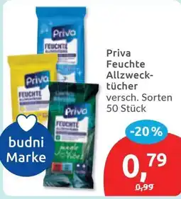 Budni Priva Feuchte Allzwecktücher Angebot