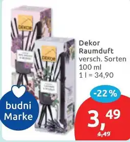 Budni Dekor Raumduft Angebot