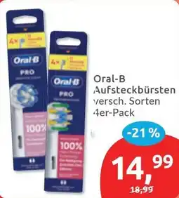 Budni Oral-B Aufsteckbürsten Angebot