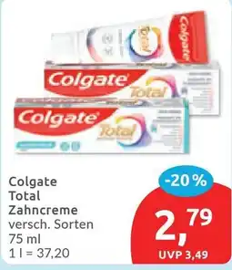 Budni Colgate Total Zahncreme Angebot