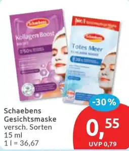 Budni Schaebens Gesichtsmaske Angebot