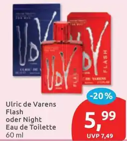 Budni Ulric de Varens Flash oder Night Eau de Toilette Angebot