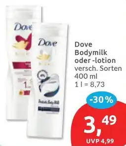 Budni Dove Bodymilk Angebot