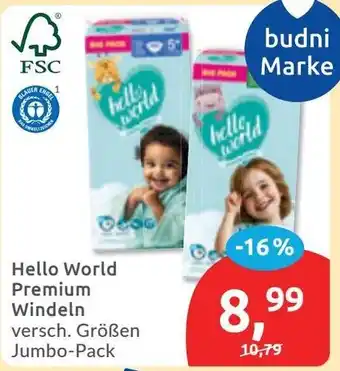 Hello World Premium Windeln