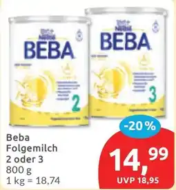 Budni Beba Folgemilch Angebot