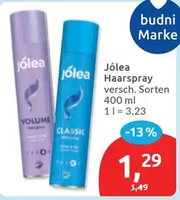 Budni Jólea Haarspray Angebot