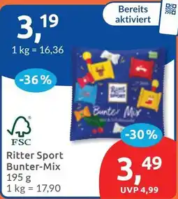 Budni Ritter Sport Bunter-Mix Angebot