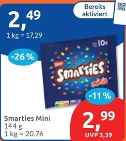 Budni Smarties Mini Angebot
