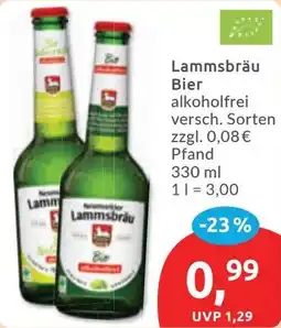 Budni Lammsbräu Bier alkoholfrei Angebot