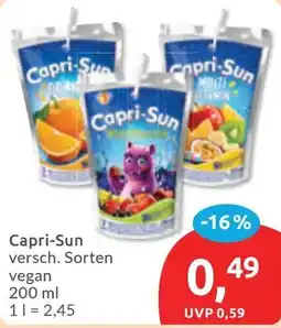Budni Capri-Sun vegan Angebot