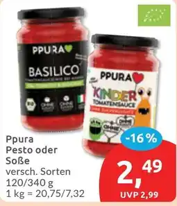 Budni PPURA Pesto oder Soße Angebot