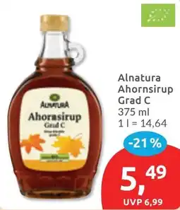 Budni Alnatura Ahorsirup Grad C Angebot