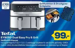 Euronics Tefal EY905D Dual Easy Fry & Grill Heißluftfritteuse Angebot