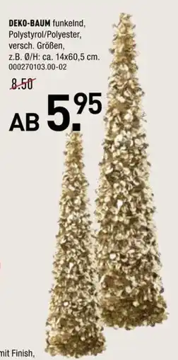 Möbel Wallach DEKO-BAUM funkelnd Angebot