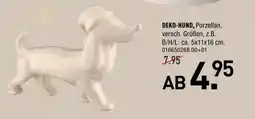Möbel Wallach DEKO-HUND, Porzellan Angebot