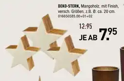 Möbel Wallach DEKO-STERN, Mangoholz, mit Finish Angebot