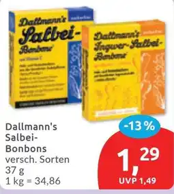 Budni Dallmann's Salbei-Bonbons Angebot
