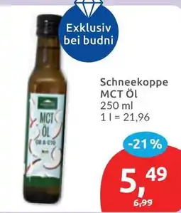 Budni Schneekoppe MCT Öl Angebot