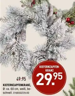 Möbel Wallach Kiefernzapfenkranz Angebot