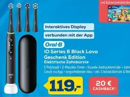 Euronics Oral-B iO Series 6 Black Lava Geschenk Edition Elektrische Zahnbürste Angebot