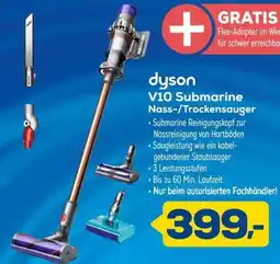 Euronics dyson V10 Submarine Nass-/Trockensauger Angebot