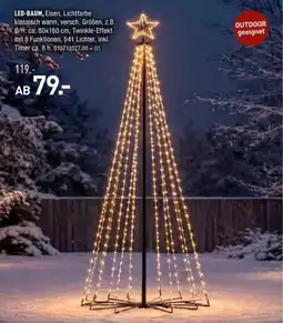 Möbel Wallach LED-BAUM, Eisen, Lichtfarbe Angebot