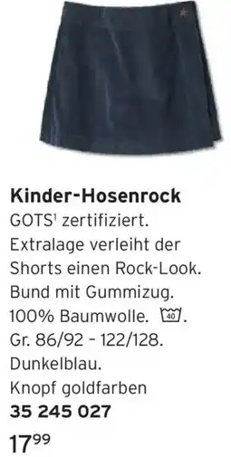 Tchibo Kinder-Hosenrock Angebot