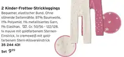 Tchibo 2 Kinder-Frottee-Strickleggings Angebot