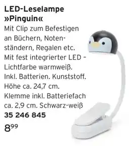 Tchibo LED-Leselampe Pinguin Angebot