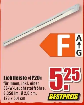 B1 Discount Baumarkt Lichtleiste IP20 Angebot