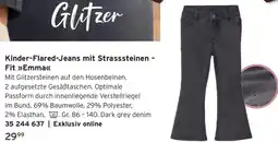 Tchibo Kinder-Flared-Jeans mit Strasssteinen Fit Emma Angebot
