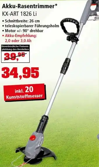 Thomas Philipps Akku Rasentrimmer Angebot