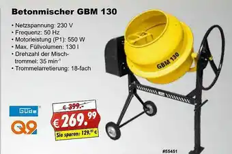 Stabilo Fachmarkt Betonmischer Angebot